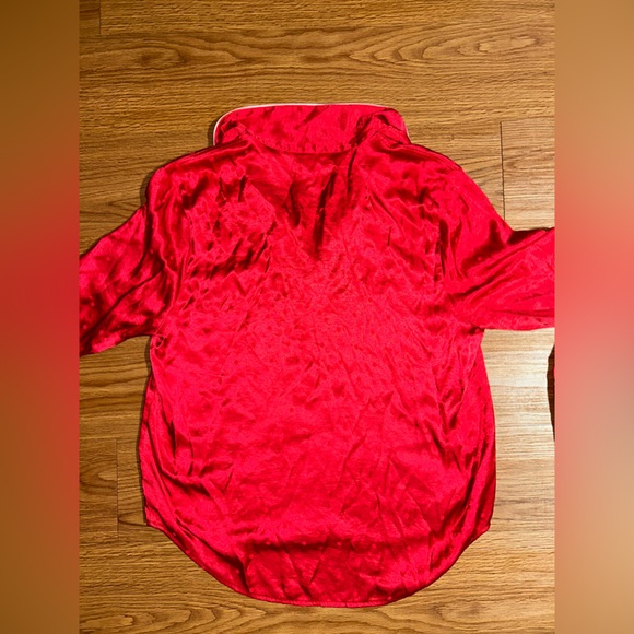 Vintage Victoria's Secret Satin Women's Pajama Set Sz Large - Picture 5 of 9